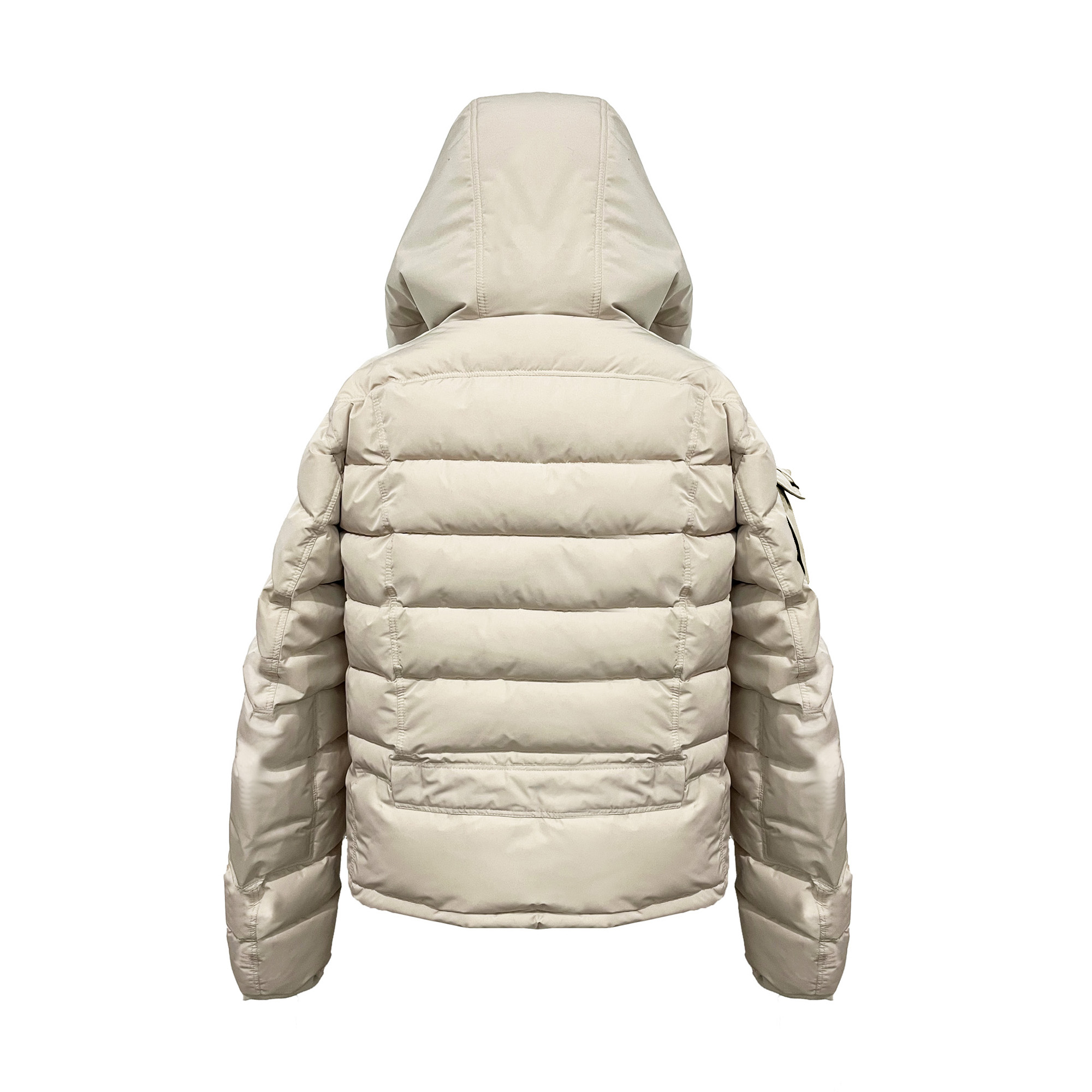 CLU Steppjacke mit Kapuze creme